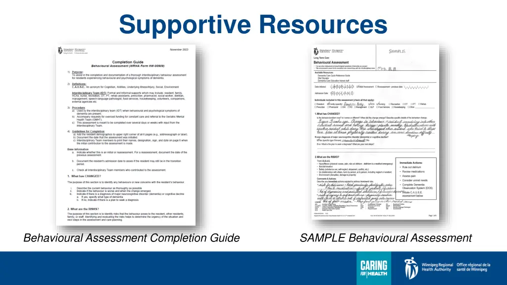 supportive resources