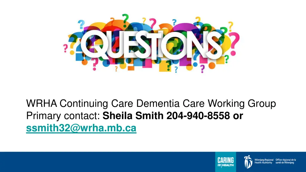 wrha continuing care dementia care working group