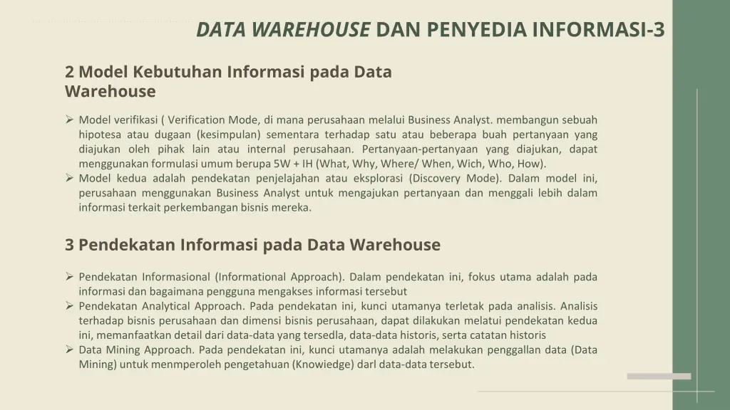 data warehouse dan penyedia informasi 3