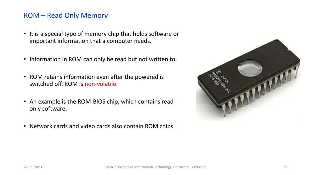 lesson 13 types of memory 2