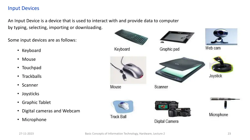 lesson 7 input devices