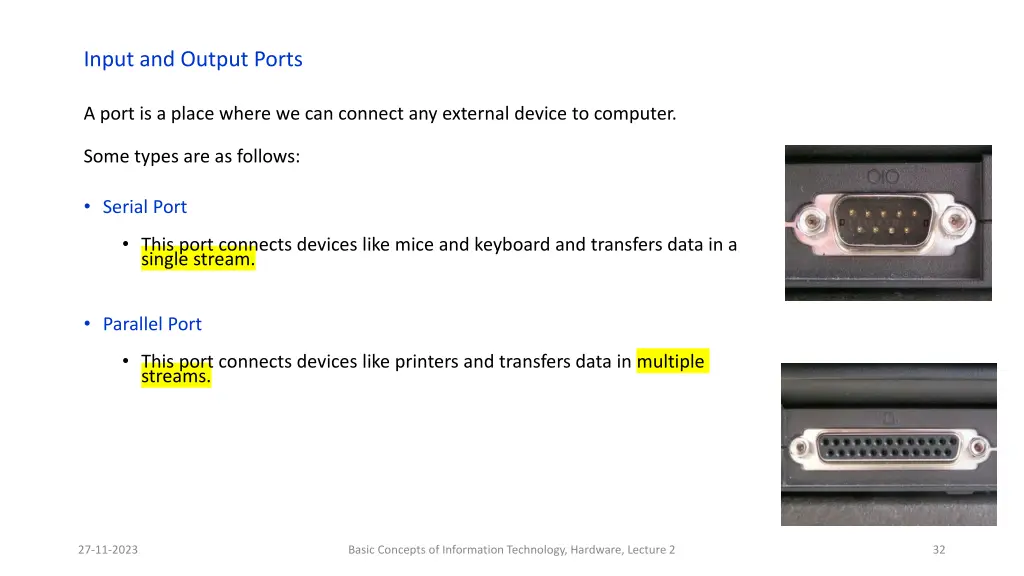 lesson 8 output devices 1