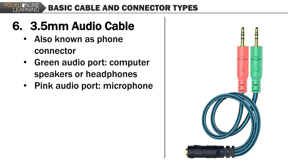 basic cable and connector types 5