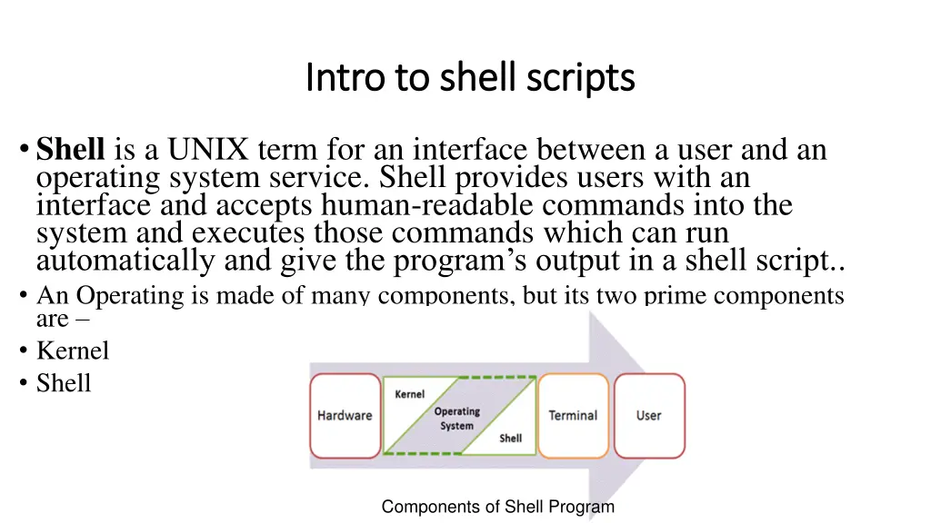 intro to shell intro to shell scripts