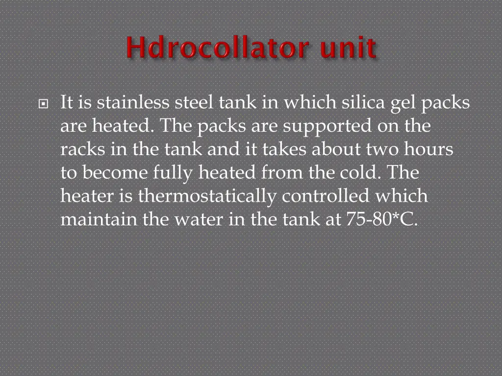 it is stainless steel tank in which silica