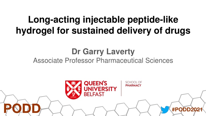 long acting injectable peptide like hydrogel