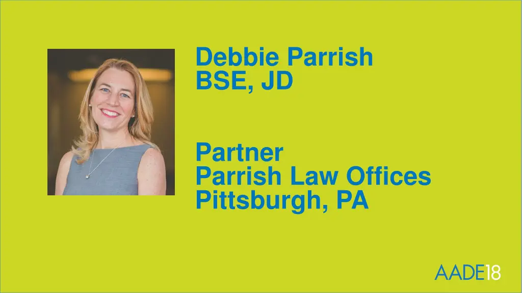 debbie parrish bse jd