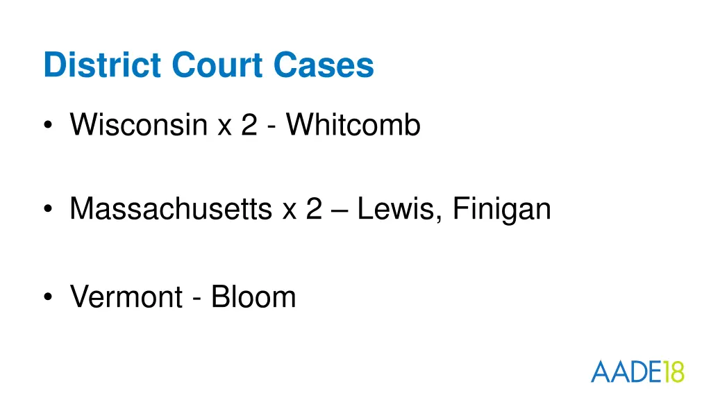 district court cases