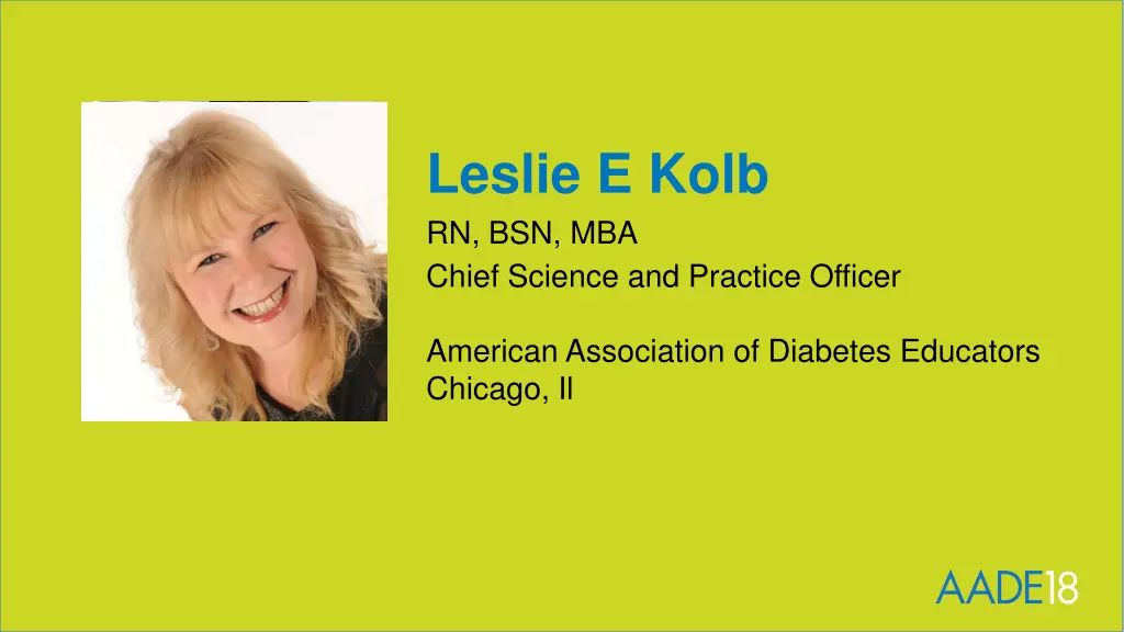 leslie e kolb rn bsn mba chief science