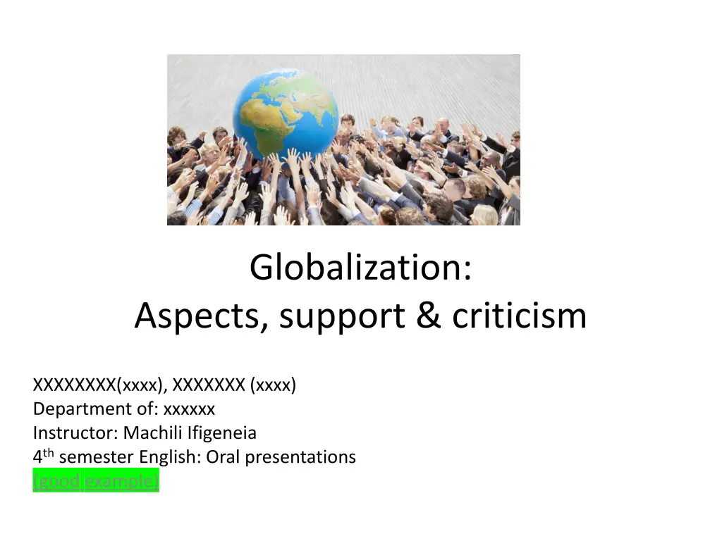 globalization 1