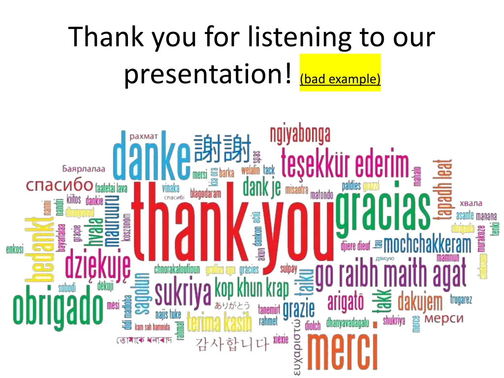 thank you for listening to our presentation