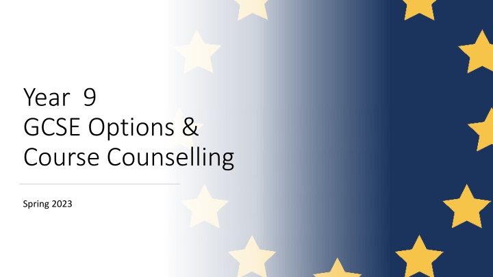 year 9 gcse options course counselling