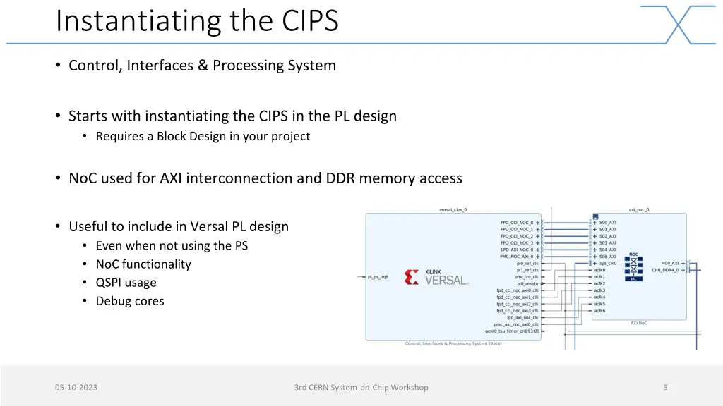 instantiating the cips