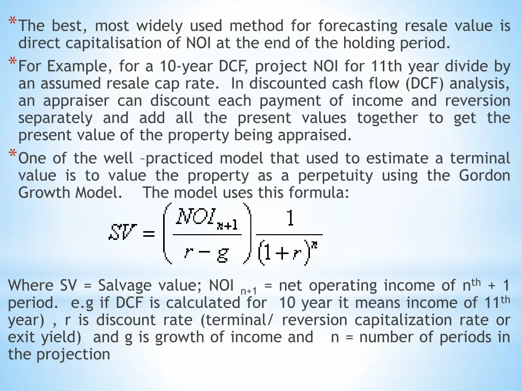 the best most widely used method for forecasting