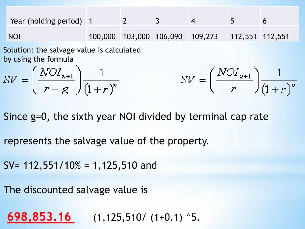 year holding period 1