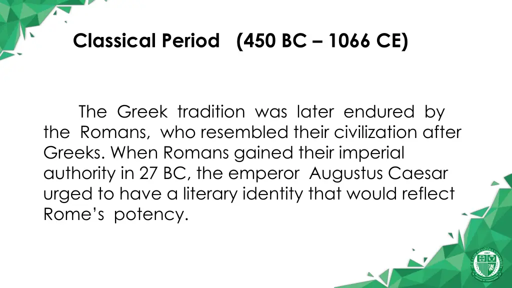 classical period 450 bc 1066 ce 1