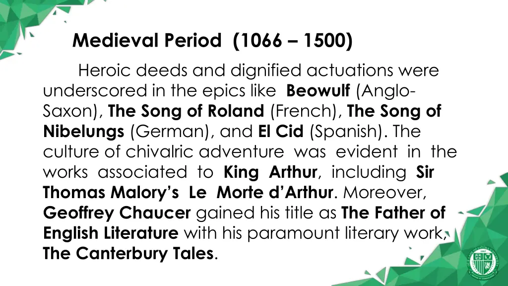 medieval period 1066 1500 2