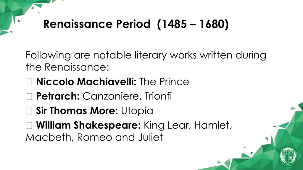 renaissance period 1485 1680 8