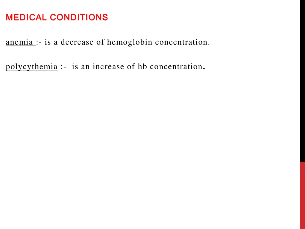 medical conditions medical conditions