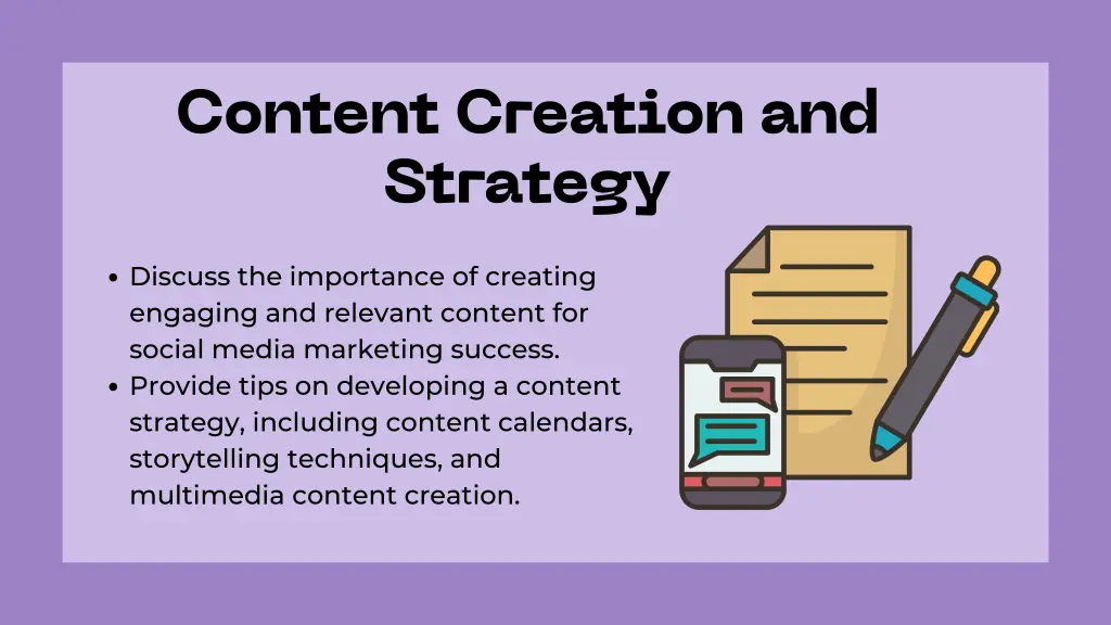 content creation and strategy