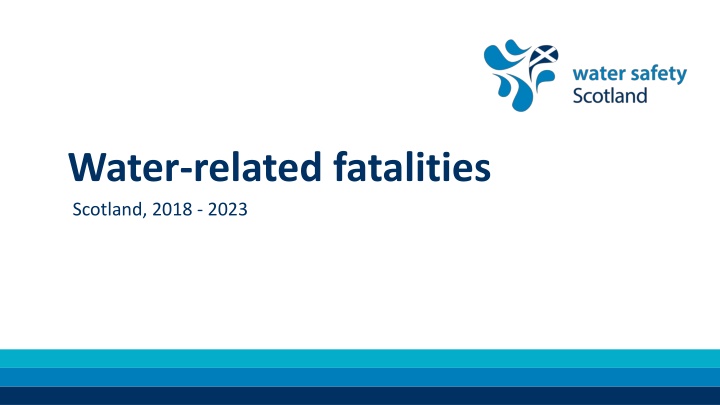water related fatalities scotland 2018 2023