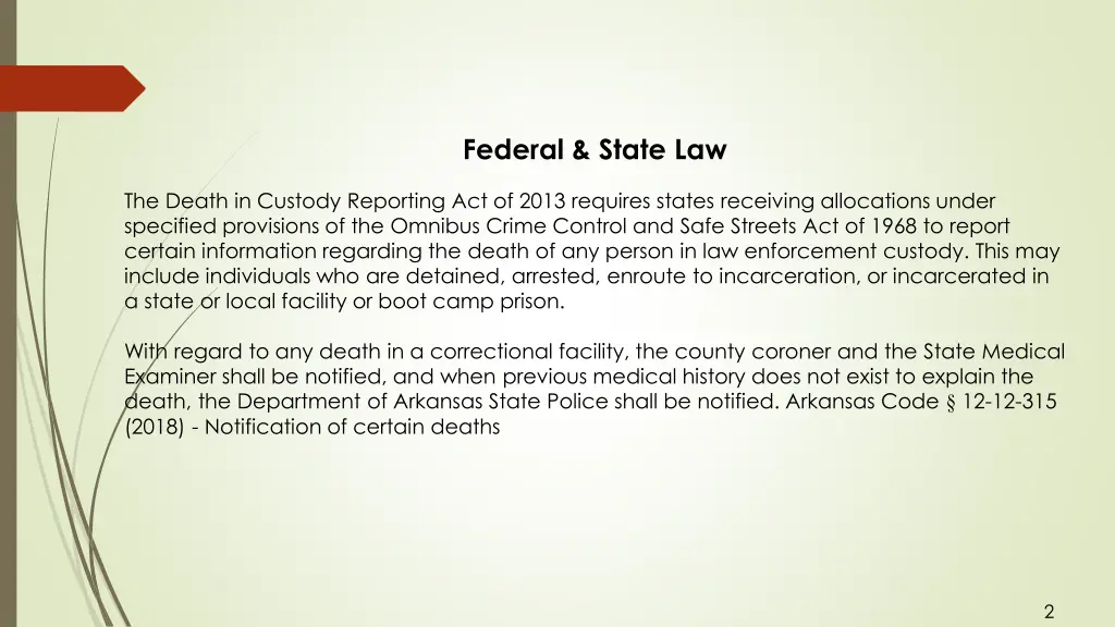 federal state law