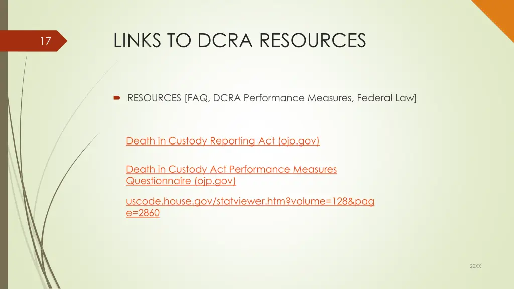 links to dcra resources