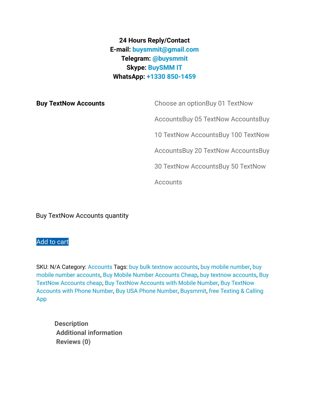 24 hours reply contact e mail buysmmit@gmail