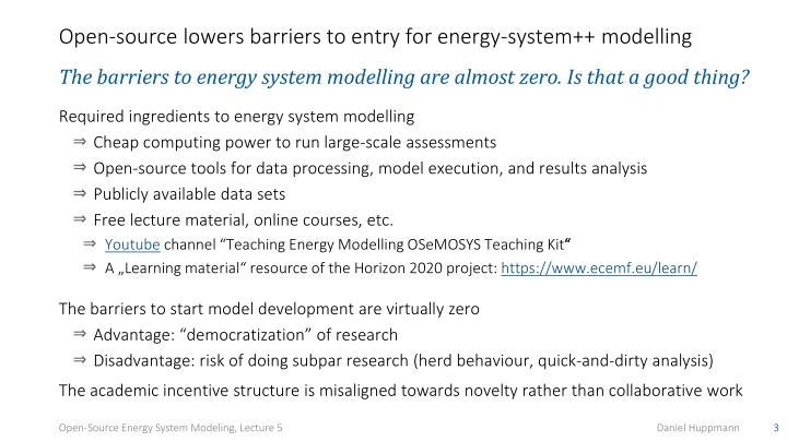 open source lowers barriers to entry for energy