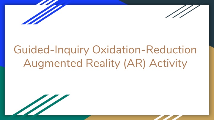 guided inquiry oxidation reduction augmented