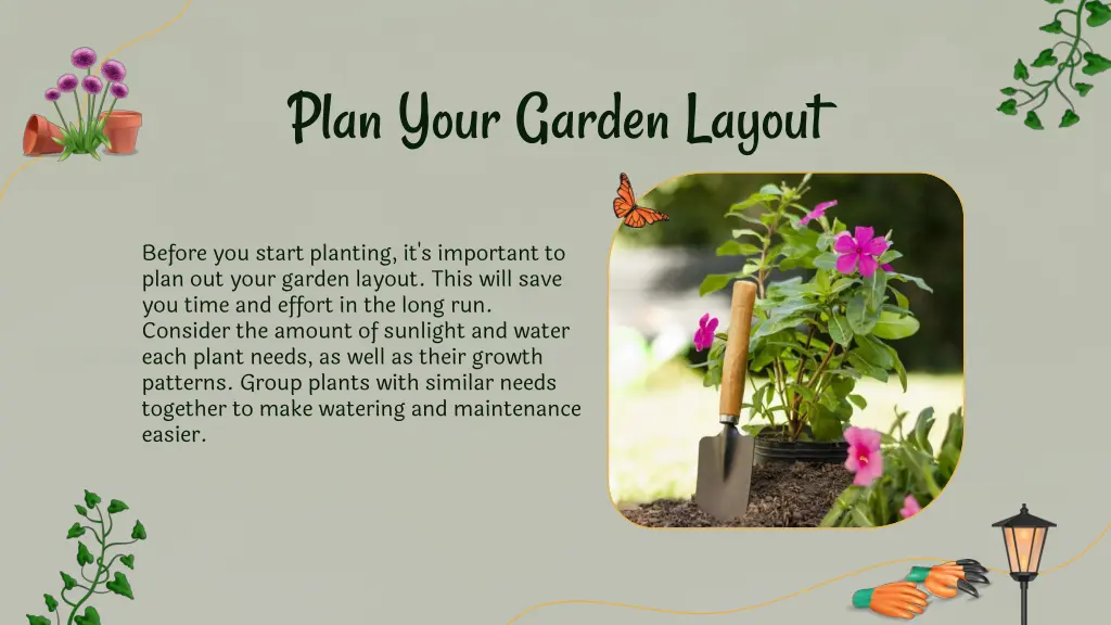 plan your garden layout