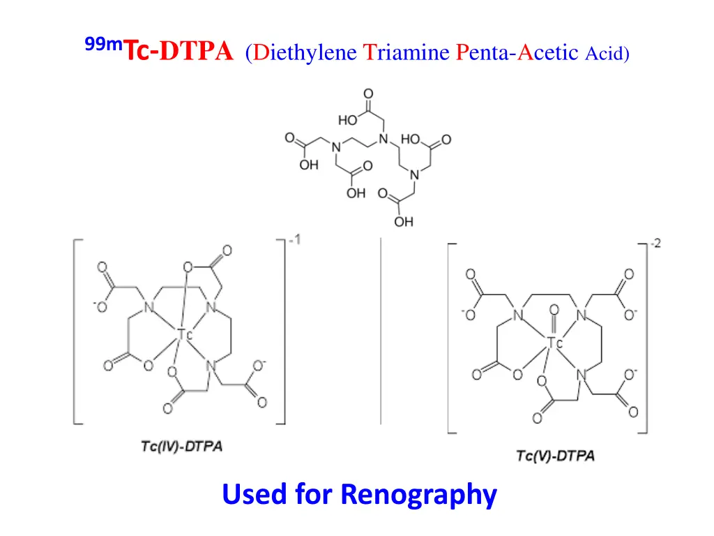 99m tc dtpa diethylene triamine penta acetic acid