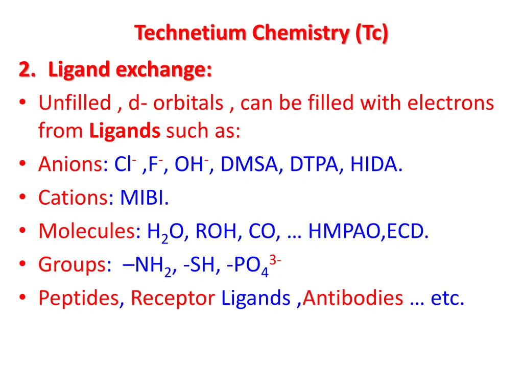 technetium chemistry tc 1