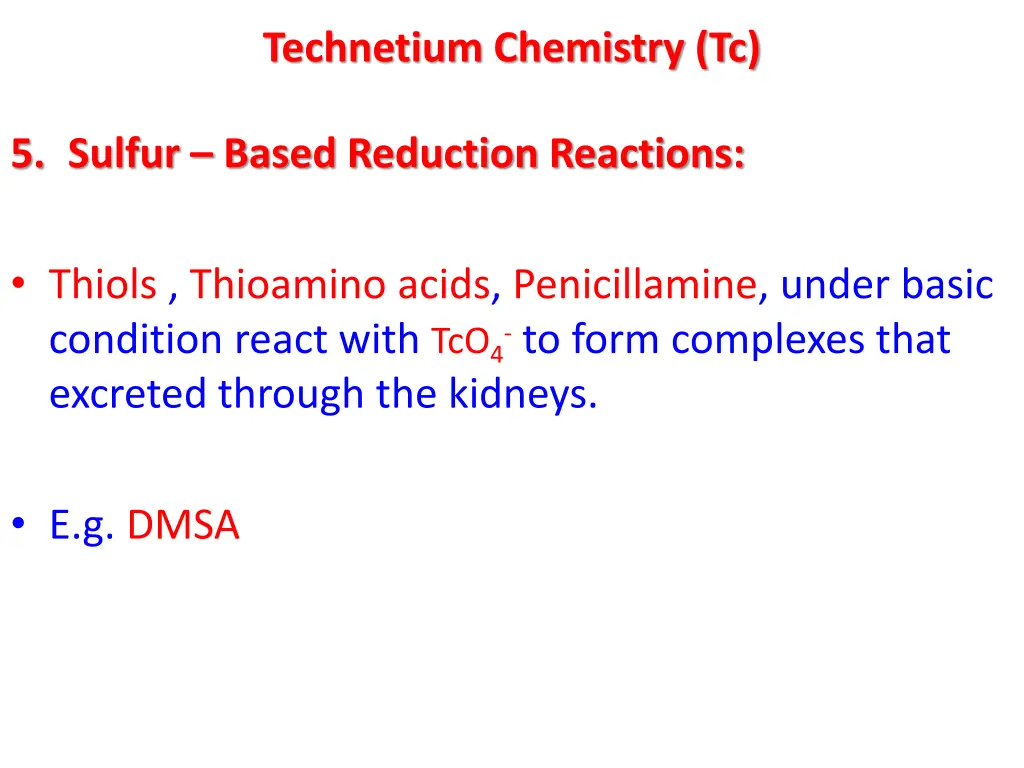 technetium chemistry tc 4