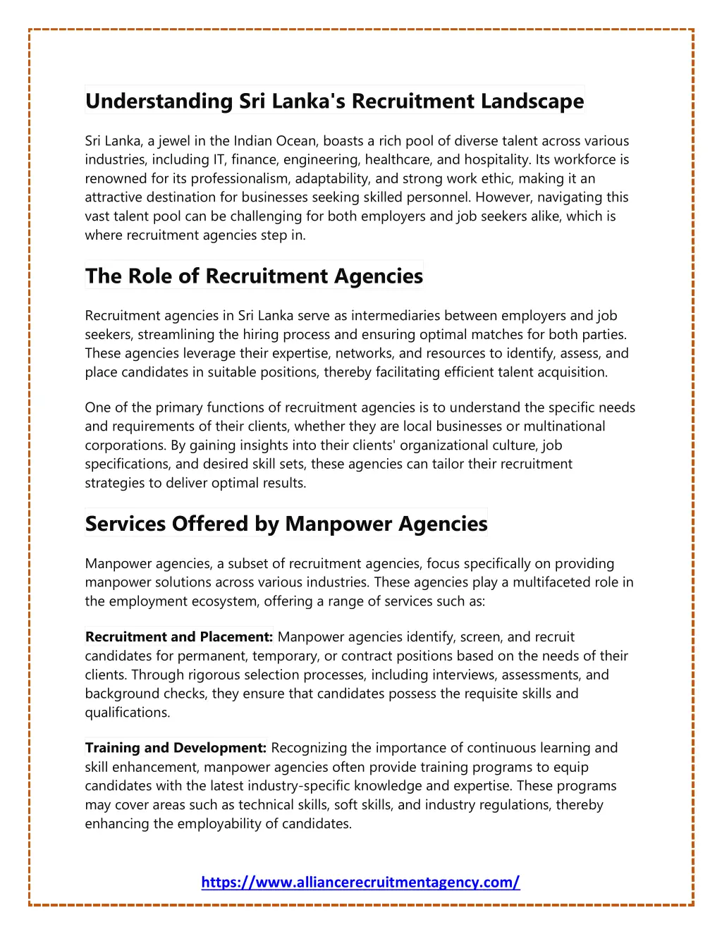 understanding sri lanka s recruitment landscape