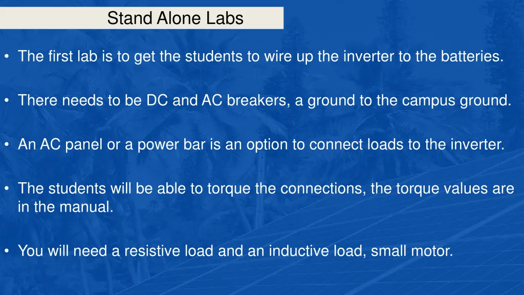 stand alone labs 10