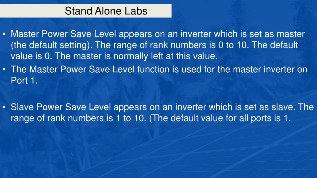 stand alone labs 18