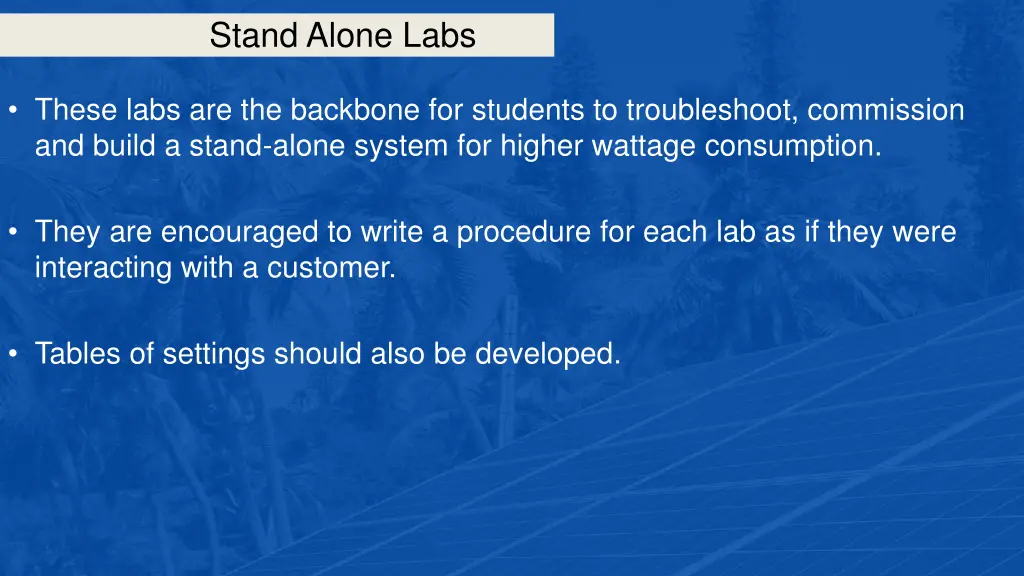 stand alone labs 2
