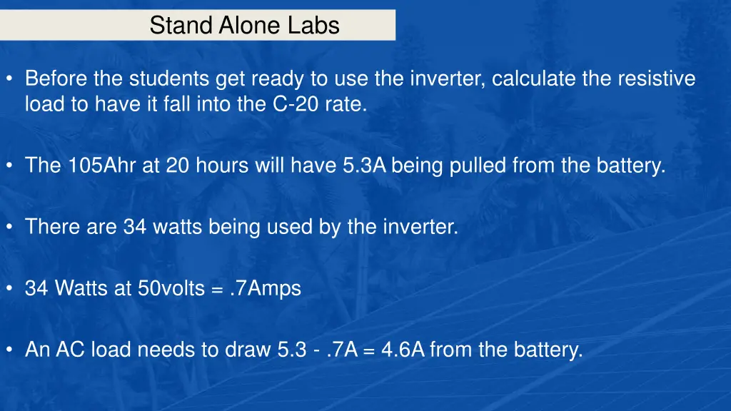 stand alone labs 21