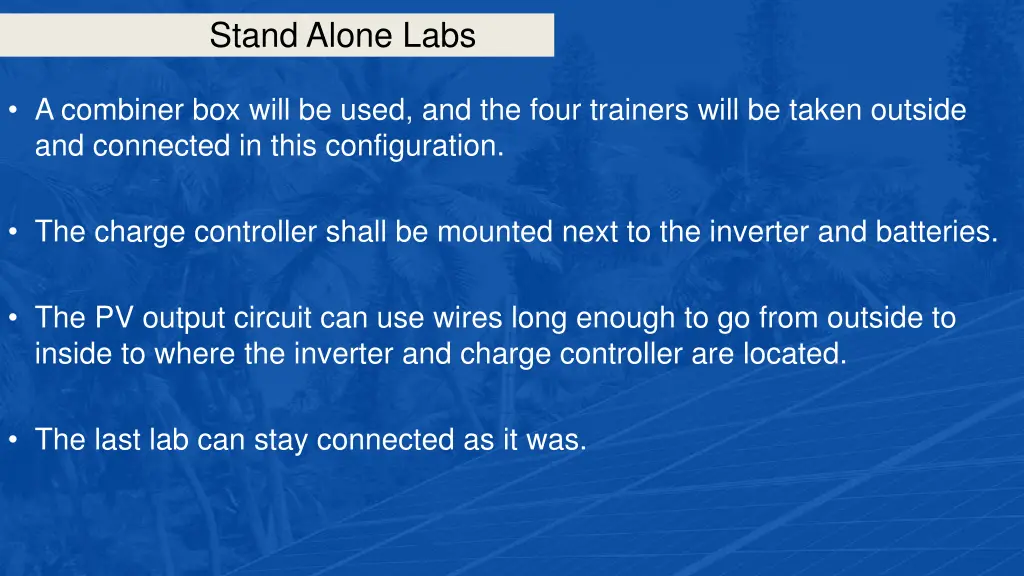 stand alone labs 29