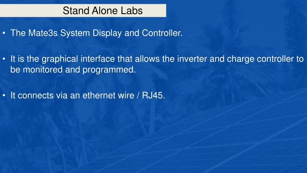 stand alone labs 3