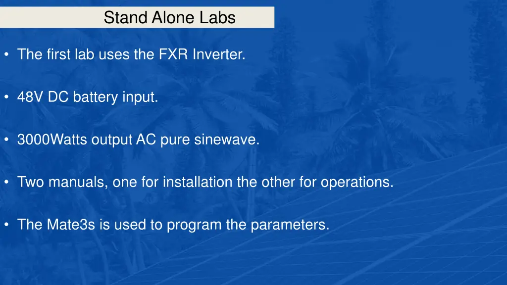 stand alone labs 5