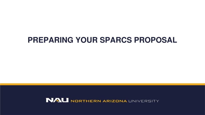 preparing your sparcs proposal