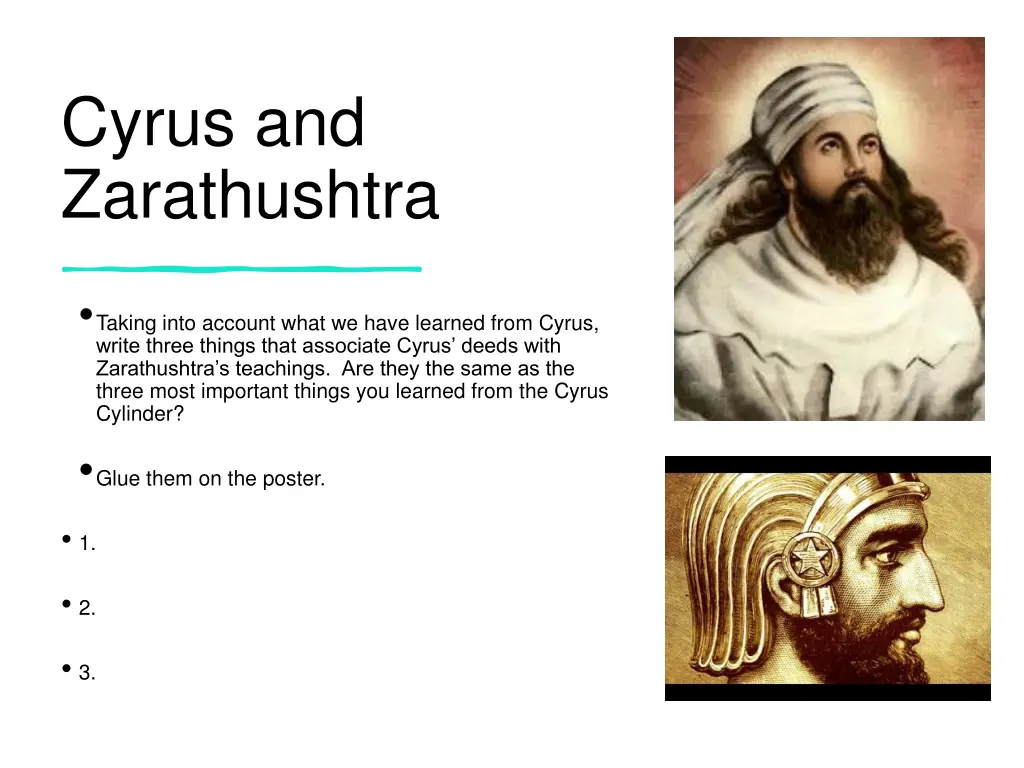 cyrus and zarathushtra