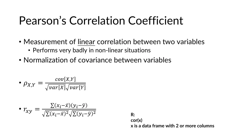 pearson s correlation coefficient