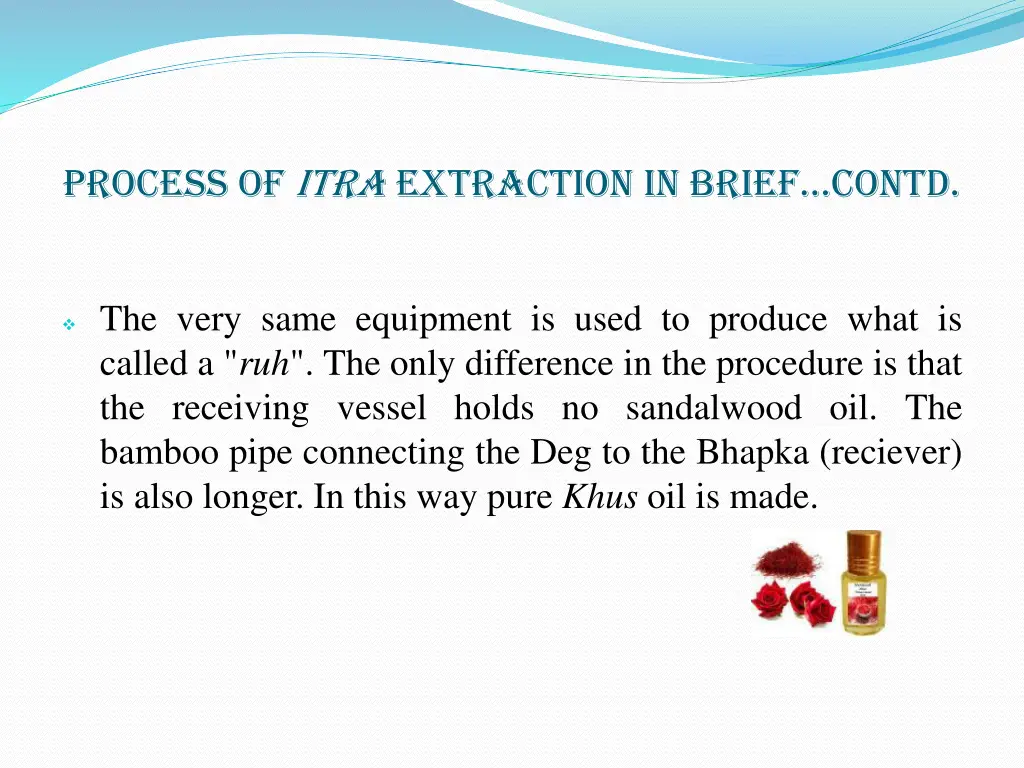 process of itra extraction in brief contd 1