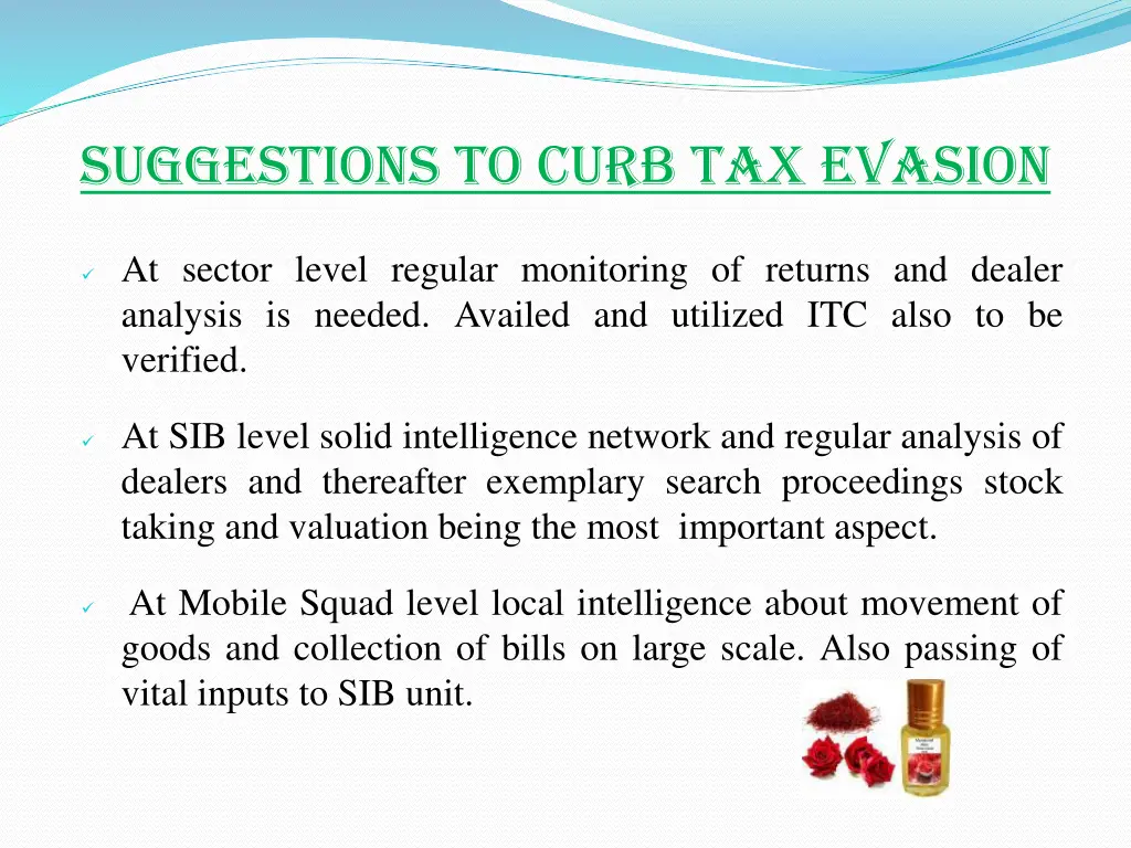 suggestions to curb tax evasion