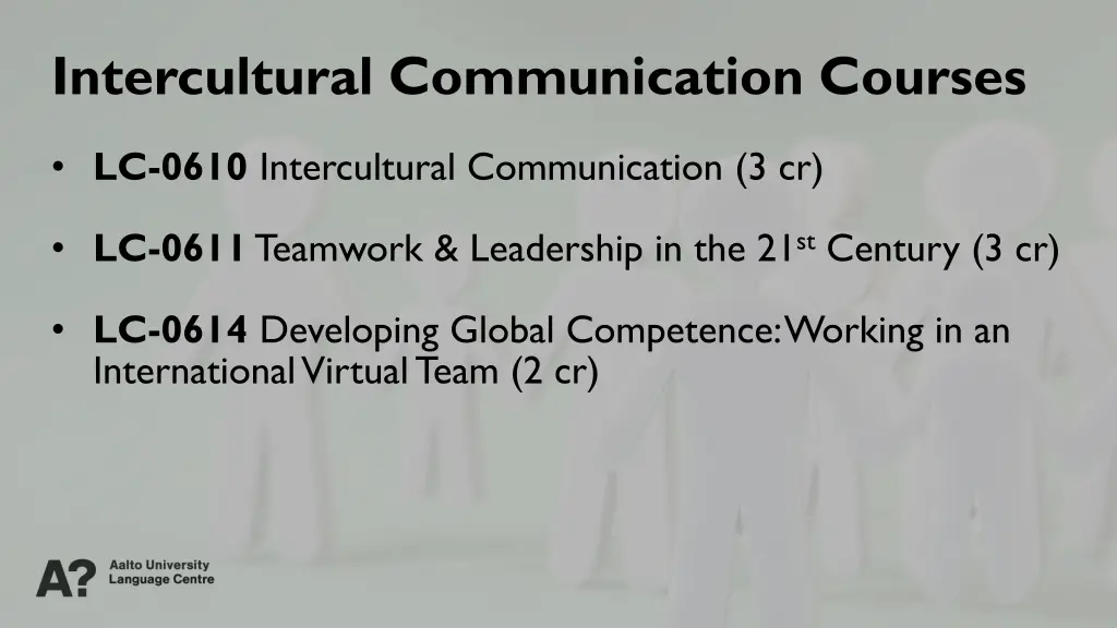 intercultural communication courses