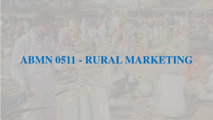 abmn 0511 rural marketing