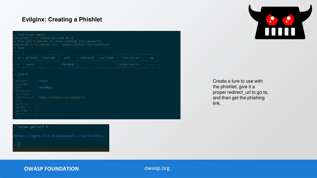 evilginx creating a phishlet 8